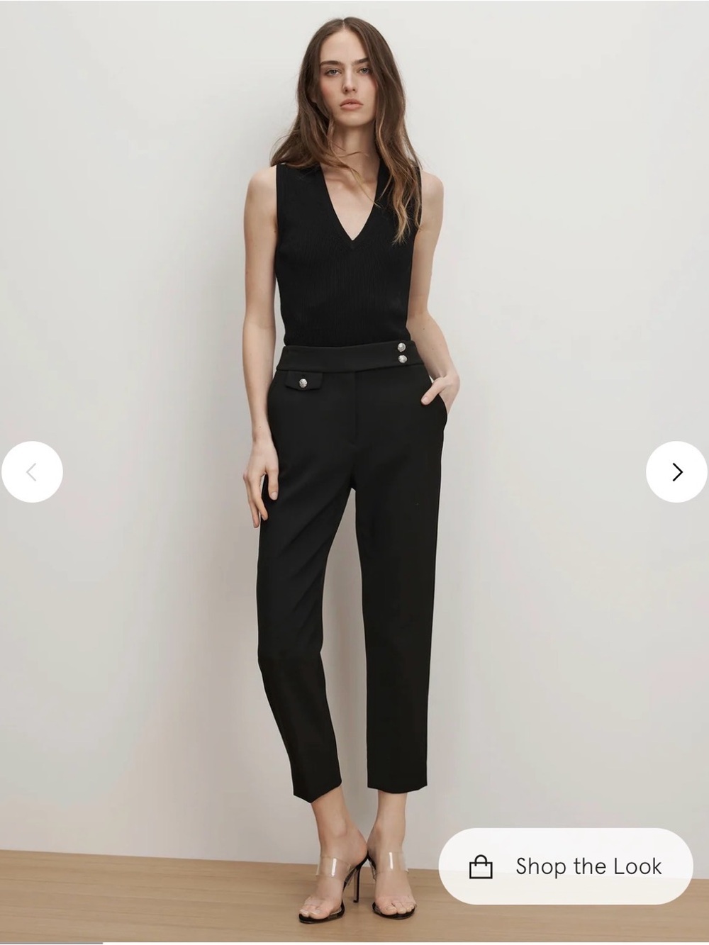 Veronica Beard Renzo Crest Button Pant- Size 14